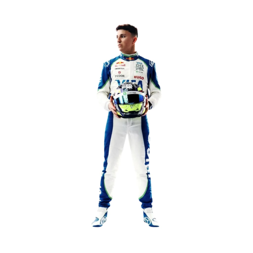 F1 Isack Hadjar 2025 Alphatauri Race Suit