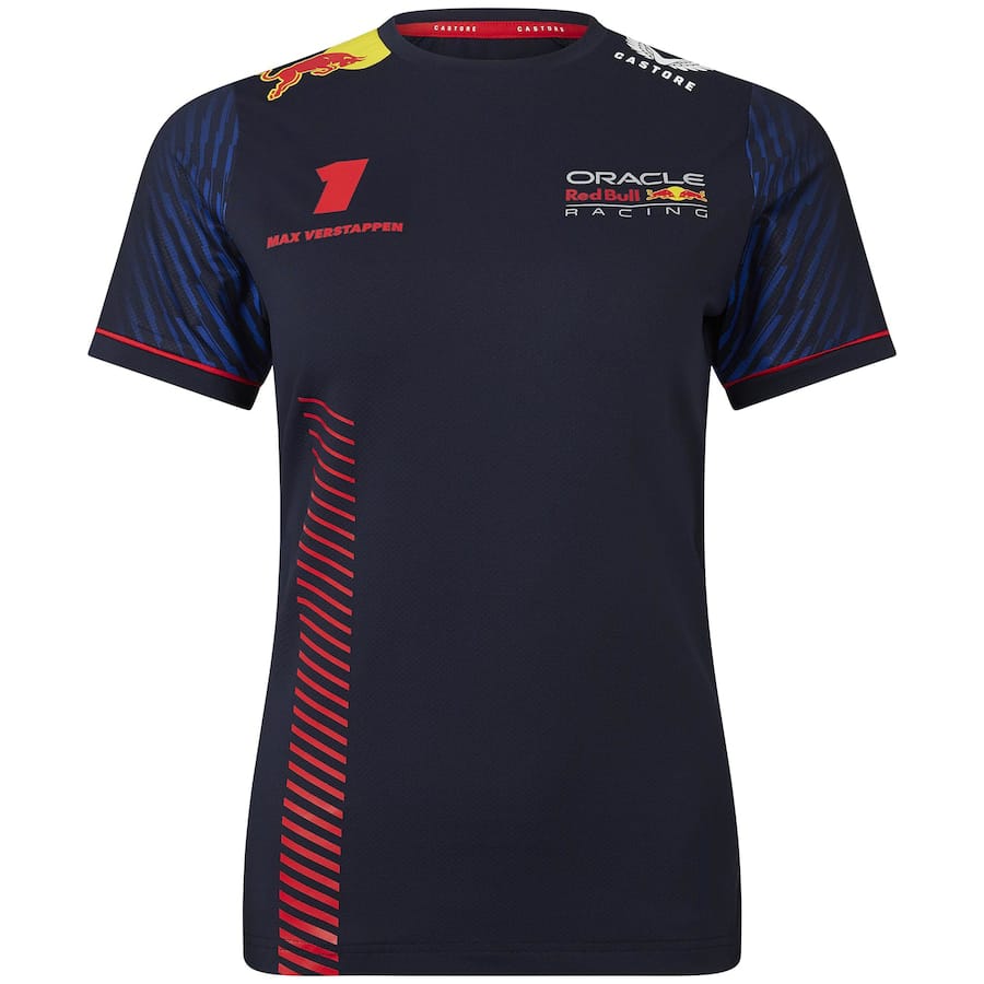 Oracle Red Bull Racing 2023 Team Max Verstappen Driver T-Shirt – Womens