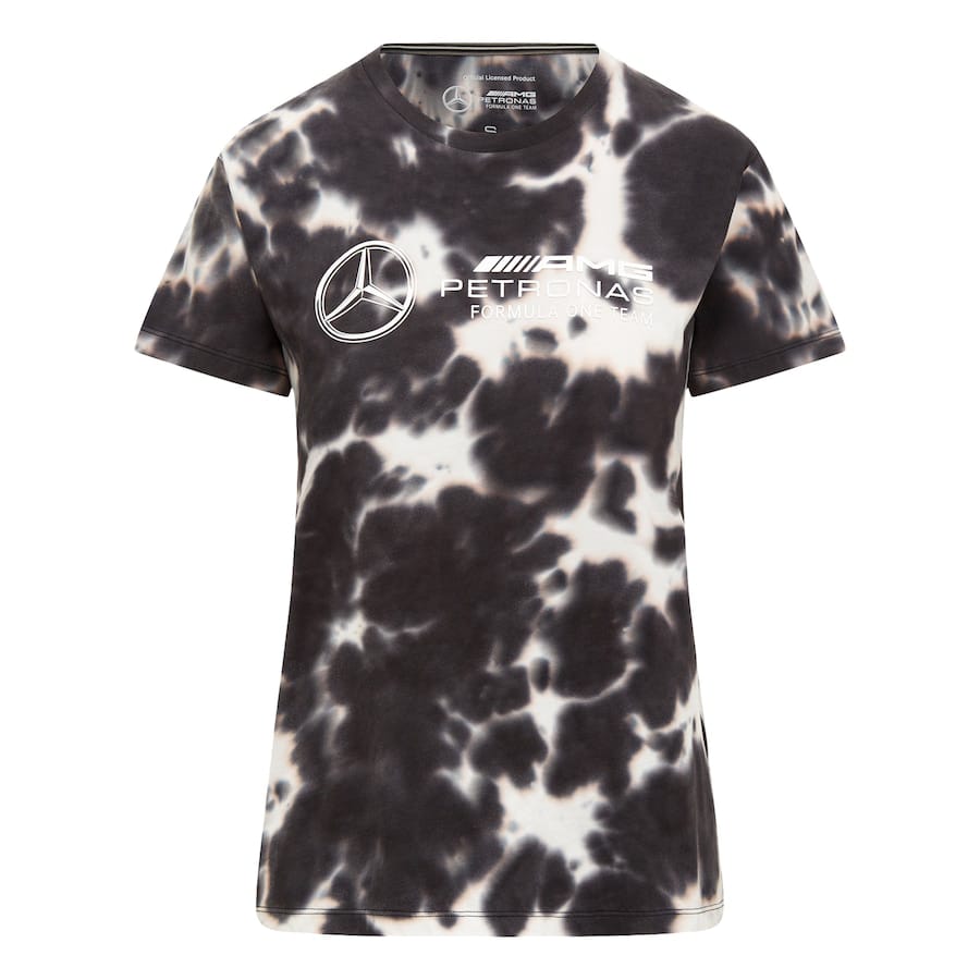 Mercedes AMG Petronas F1 Tie Dye T-Shirt – Womens