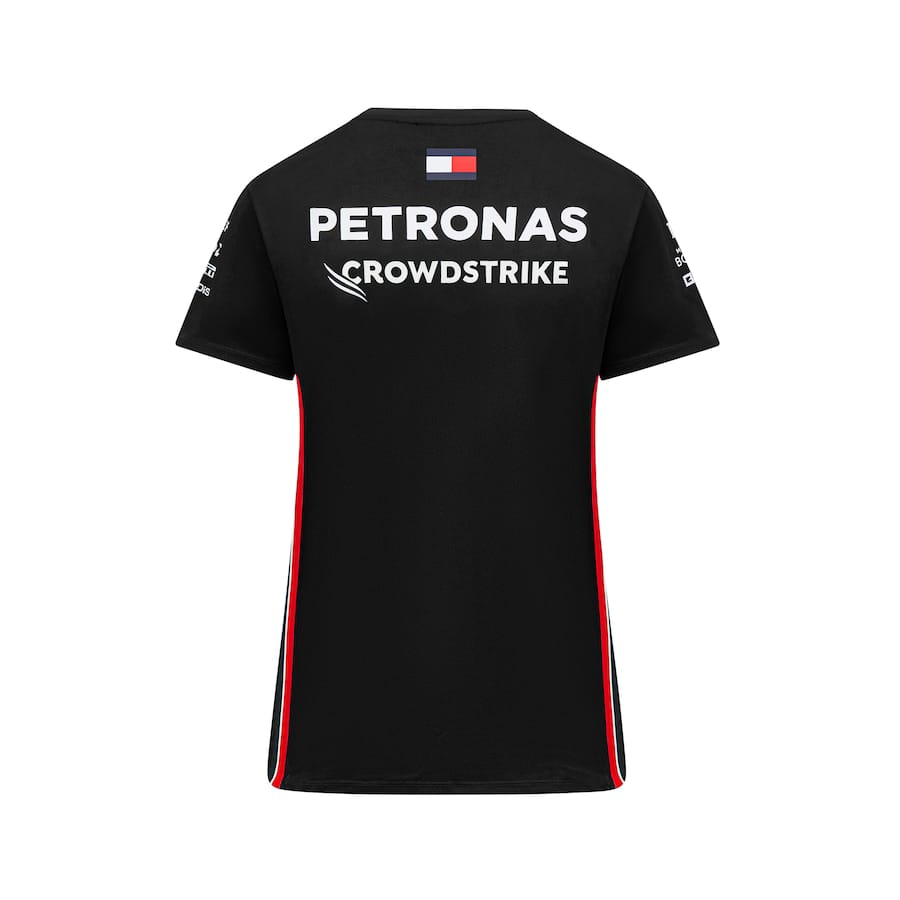 Mercedes AMG Petronas F1 2023 Team Driver T-Shirt - Black – Womens