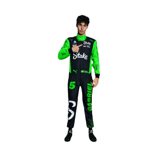 F1 Gabriel Bortoleto 2025  kick sauber Race Suit