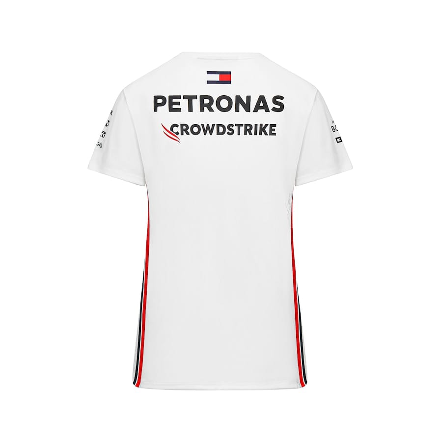 Mercedes AMG Petronas F1 2023 Team Driver T-Shirt - White – Womens