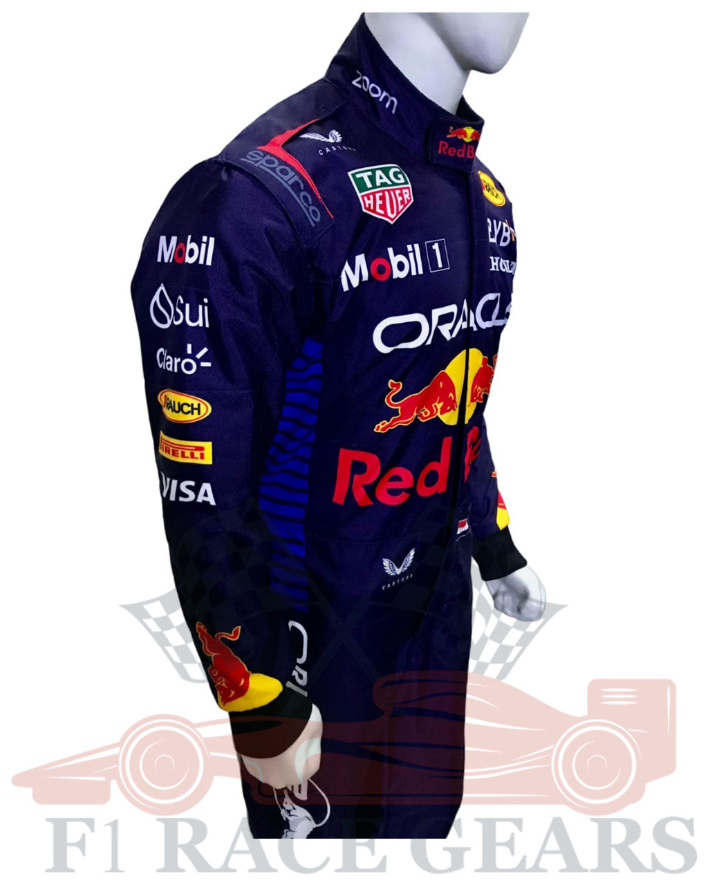 F1 Max verstappen Red bull Honda Oracle 2024 race suit