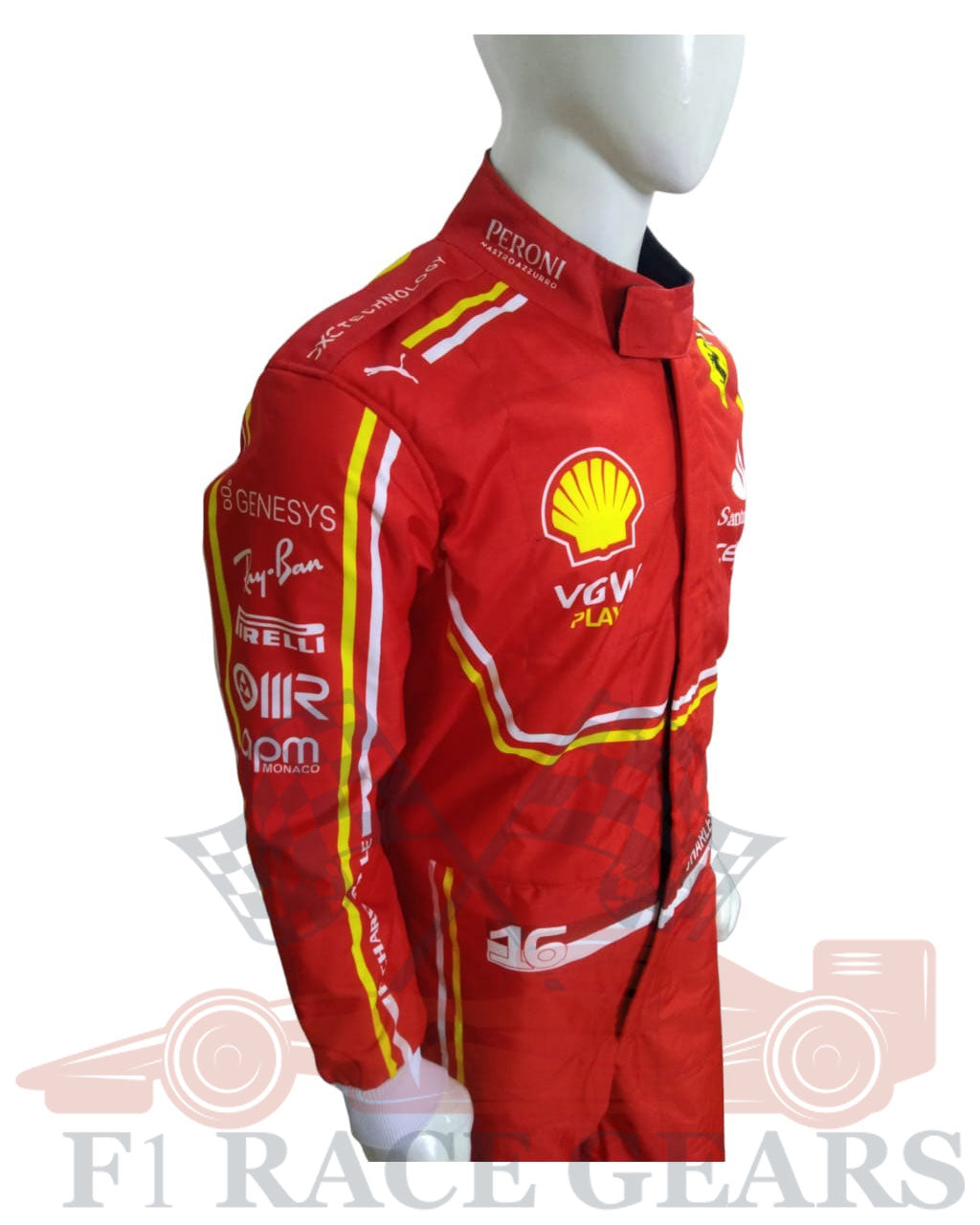 F1 New Charles leclerc scuderia Ferrari 2024 race suit