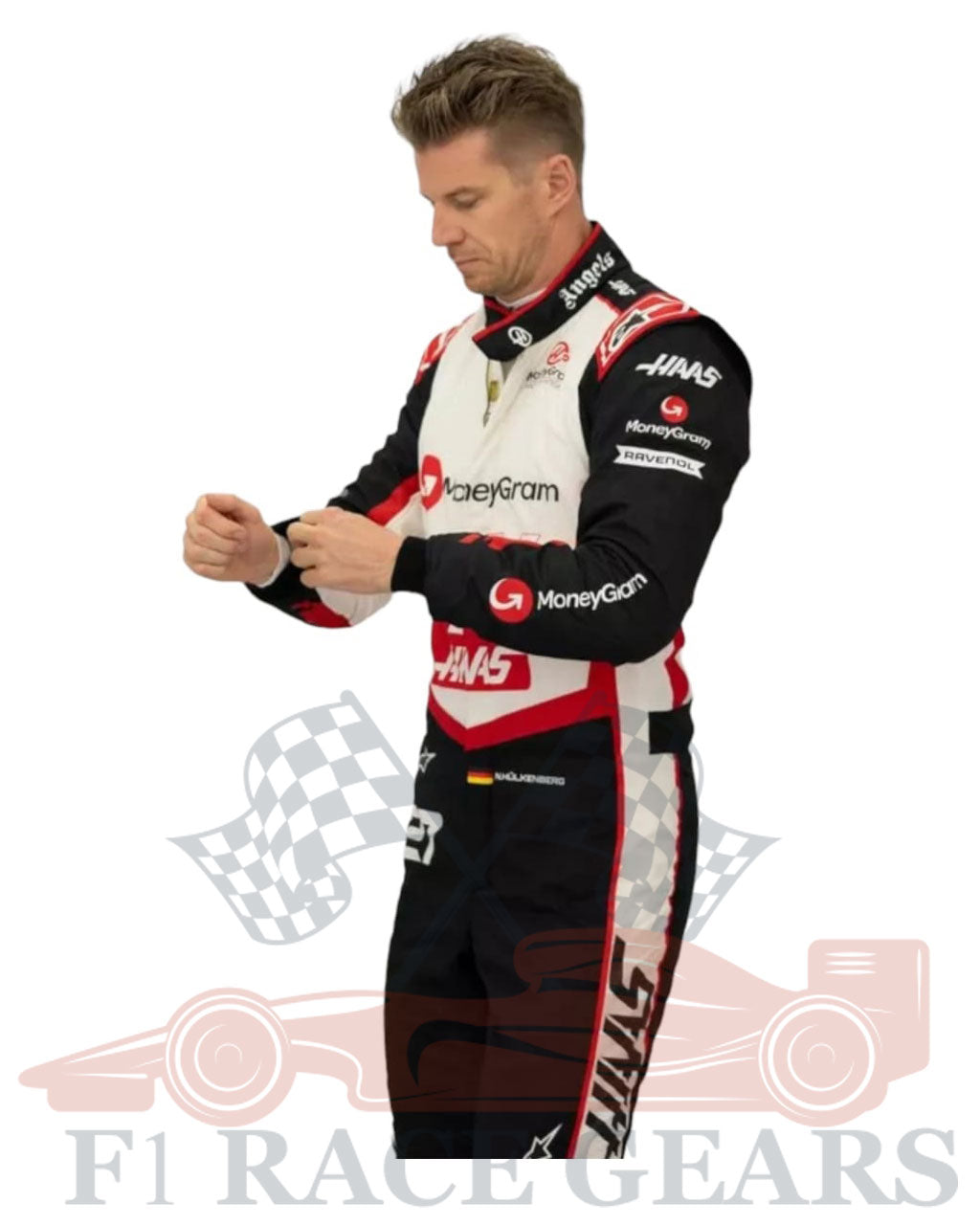 F1 2024 Nico Hulkenberg Haas F1 Team Race Suit