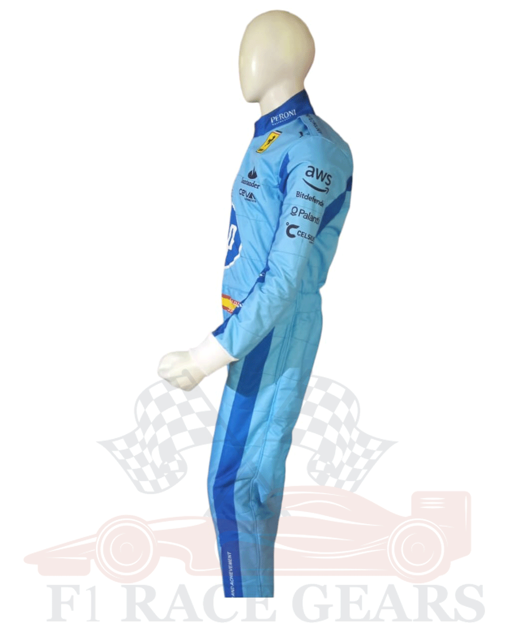 F1 Ferrari Carlos sainz Miami GP 2024 race suit