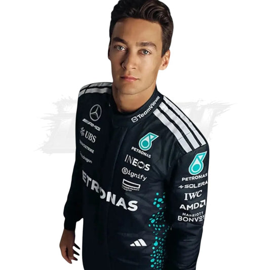 F1 George Russell 2025 Mercedes Race Suit
