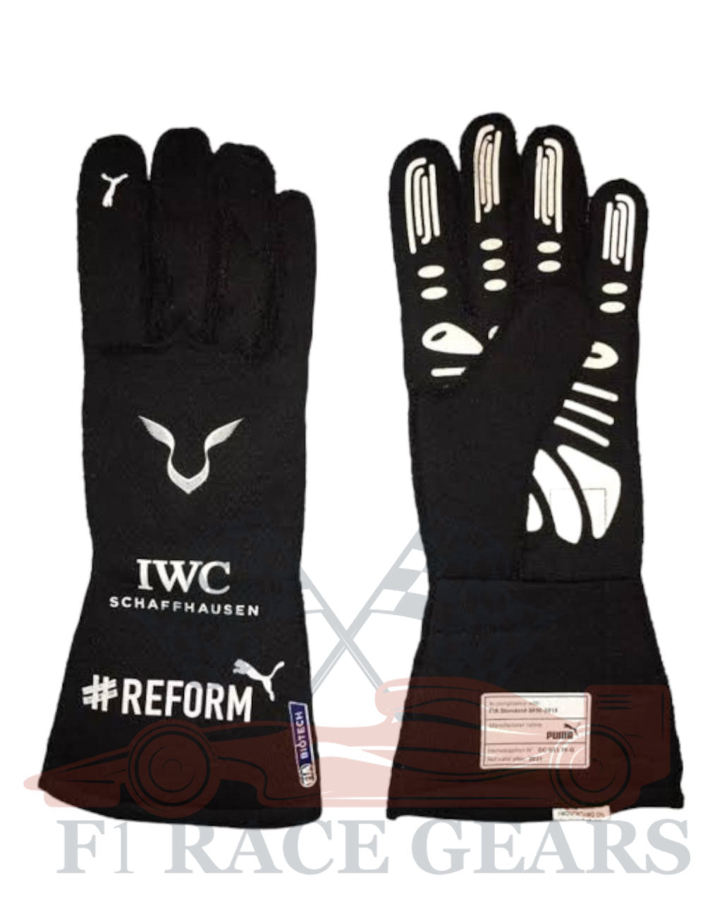 F1 Mercedes George Russell 2021 race gloves
