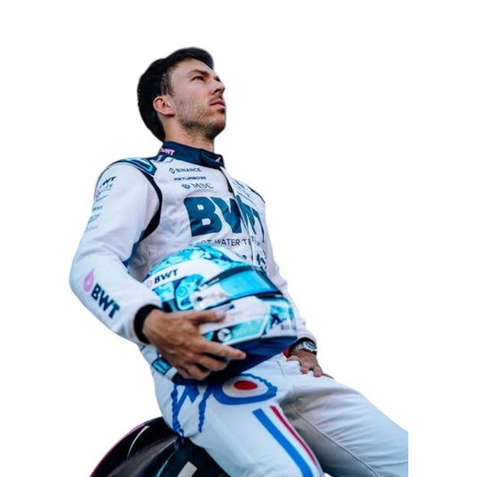F1 Pierre Gasly 2025 Alpine Spanish Gp 70th anniversary Race Suit