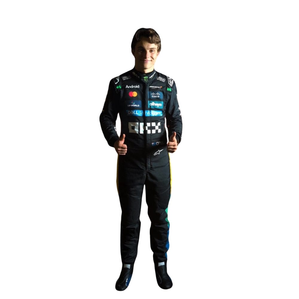 F1 go kart Oscar Piastri 2025 New 2025 Race Suit
