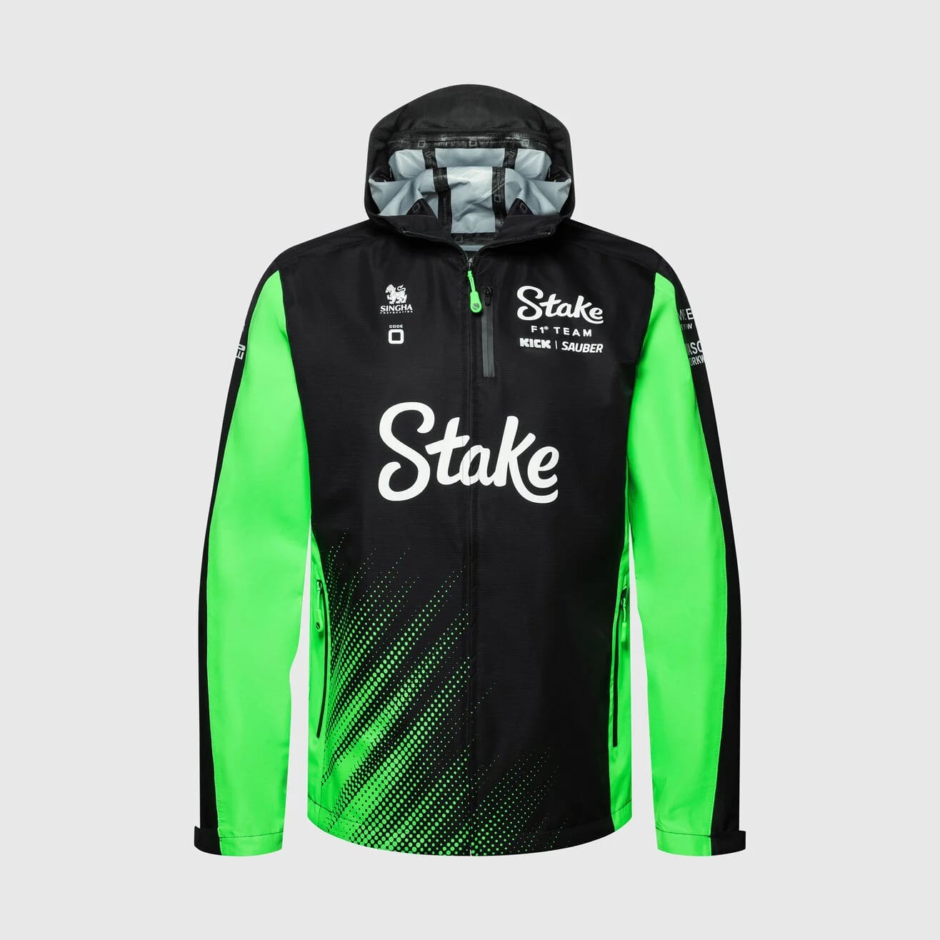 Stake F1 Team Kick Sauber 2025 Team Soft Shell Printed Jacket