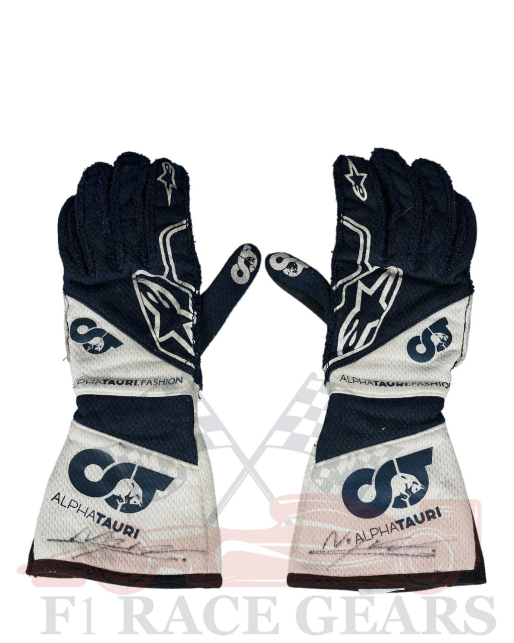 Nyck de Vries 2023 AlphaTauri F1 Racing Gloves – F1 RACE GEARS