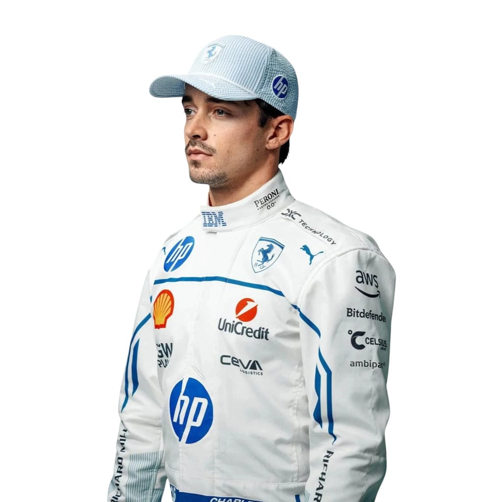 F1 Charles Leclarc 2025 Scuderia Ferrari HP F1 Team Monaco Grand Prix Race suit