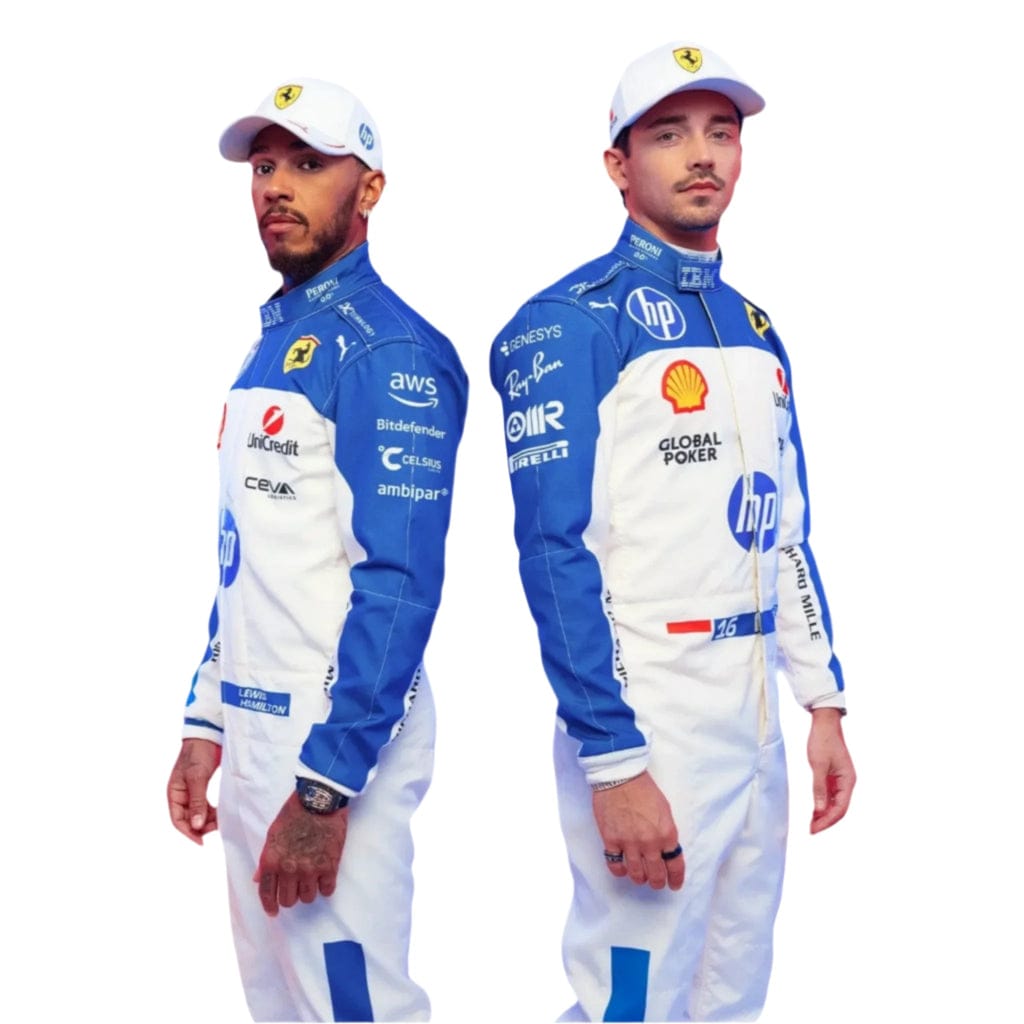 F1 Charles Leclerc 2025 Ferrari Racing Miami GP Race Suit