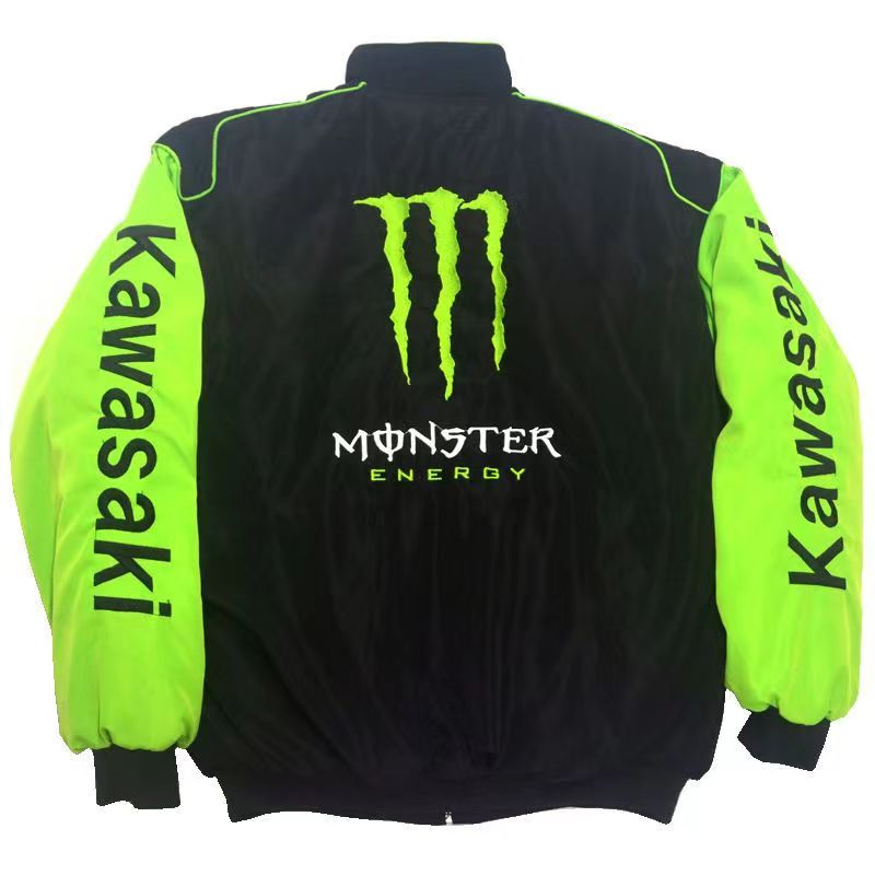 Monster Vintage Racing Embroidry Fire Proof Jacket