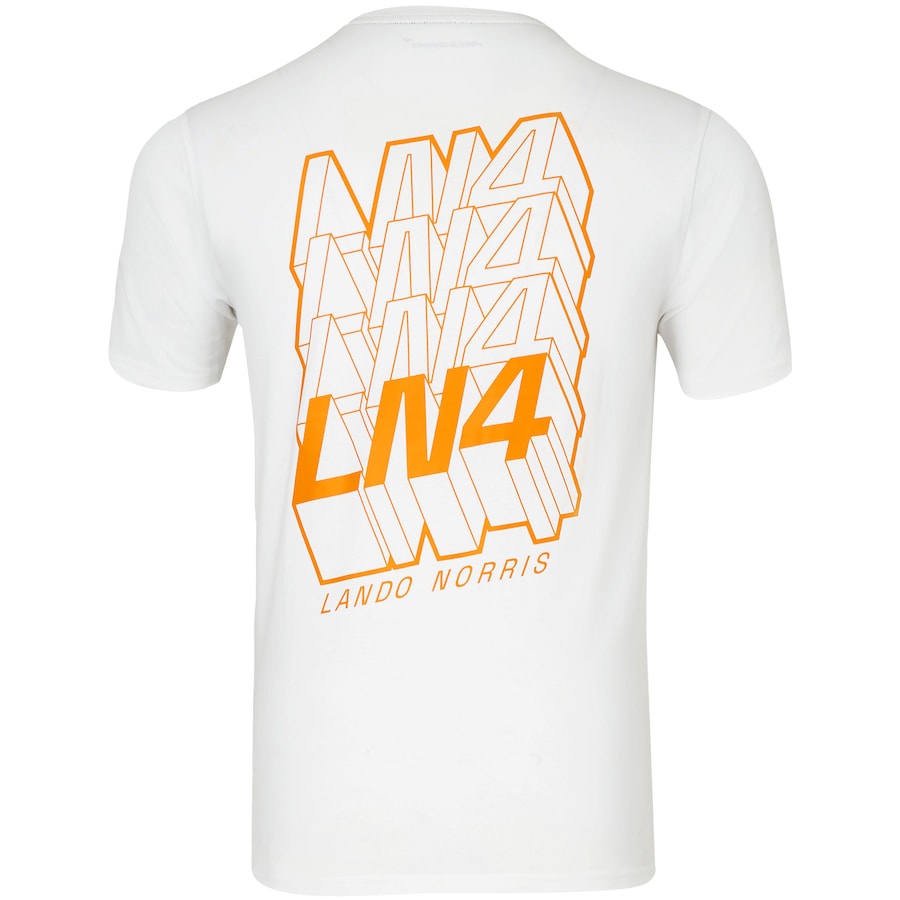 McLaren Lando Norris Driver T-Shirt - White – Unisex