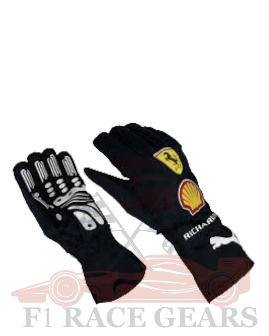 F1 Ferrari Charles leclerc 2021 race gloves