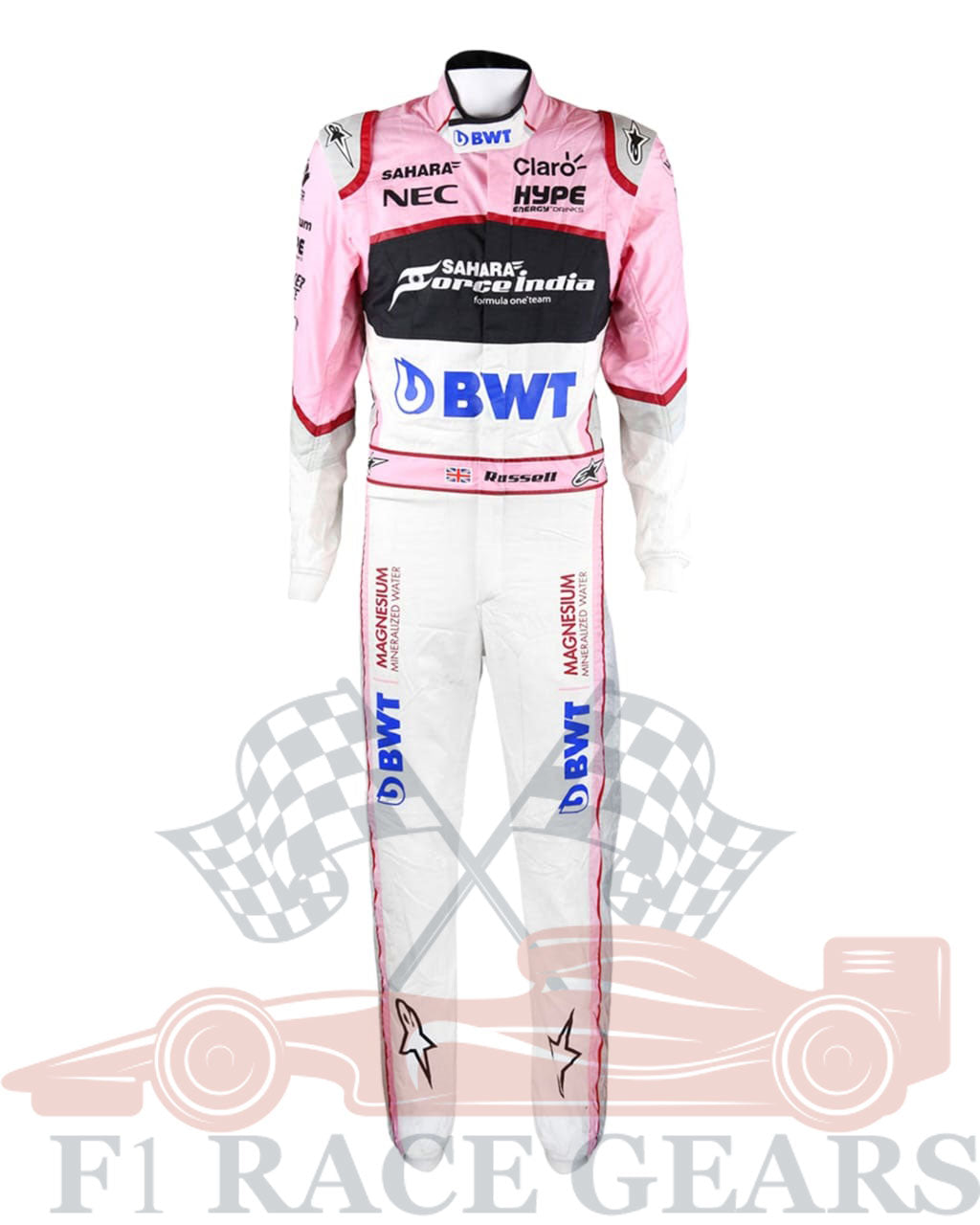 F1 George Russell 2017 race suit