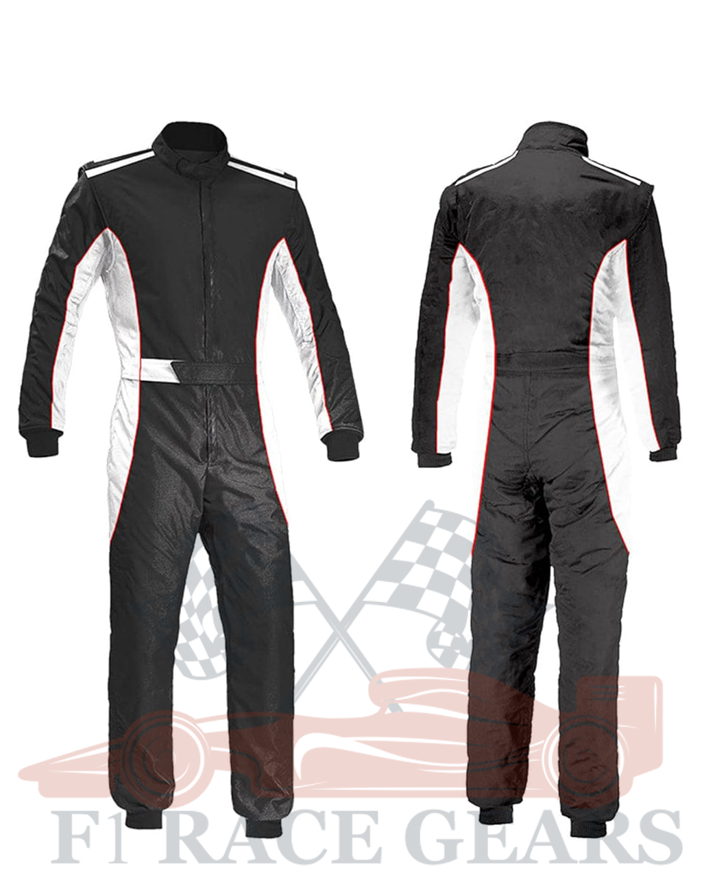 Go kart cardura race suit / Black & White