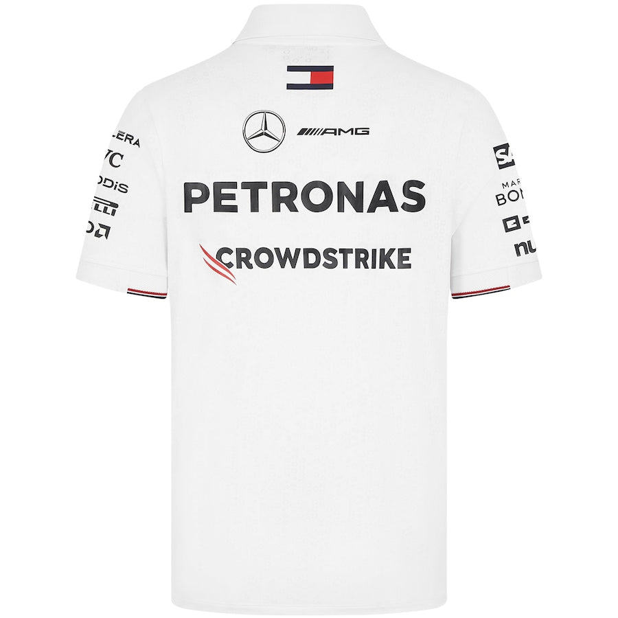 Mercedes AMG Petronas F1 2024 Team Polo – White