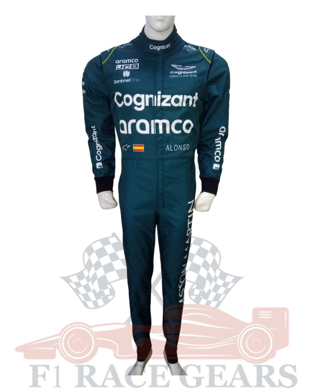 F1 Fernando Alonso 2023 race suit