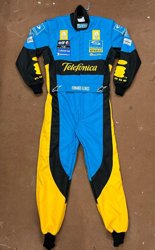 F1 Fernando Alonso printed 2000 race suit