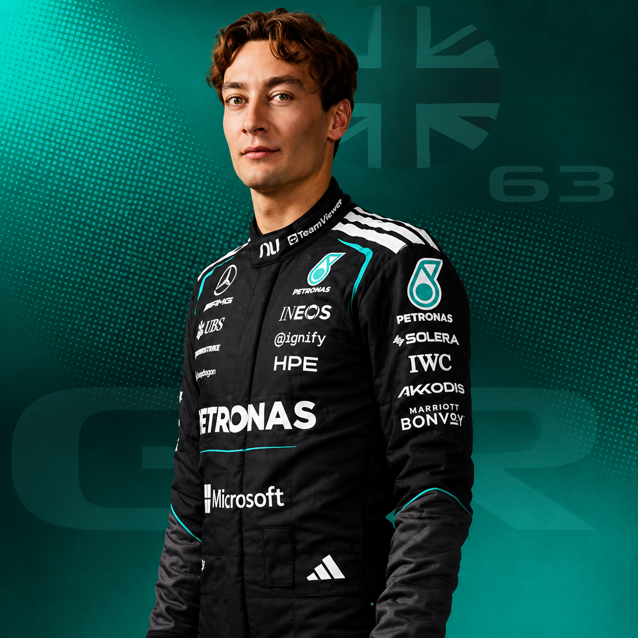 F1 George Russell Racing Wears