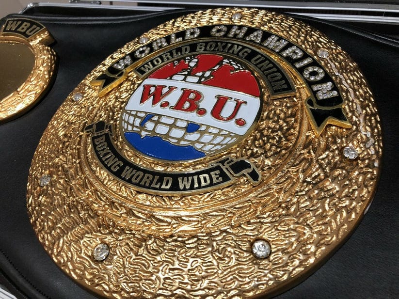 WBU WORLD BOXING UNION CHAMPIONSHIP TITLE BELT