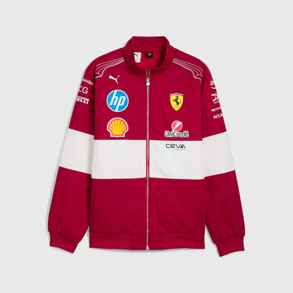 Scuderia Ferrari F1 PUMA 2025 Team Vintage Printed Jacket