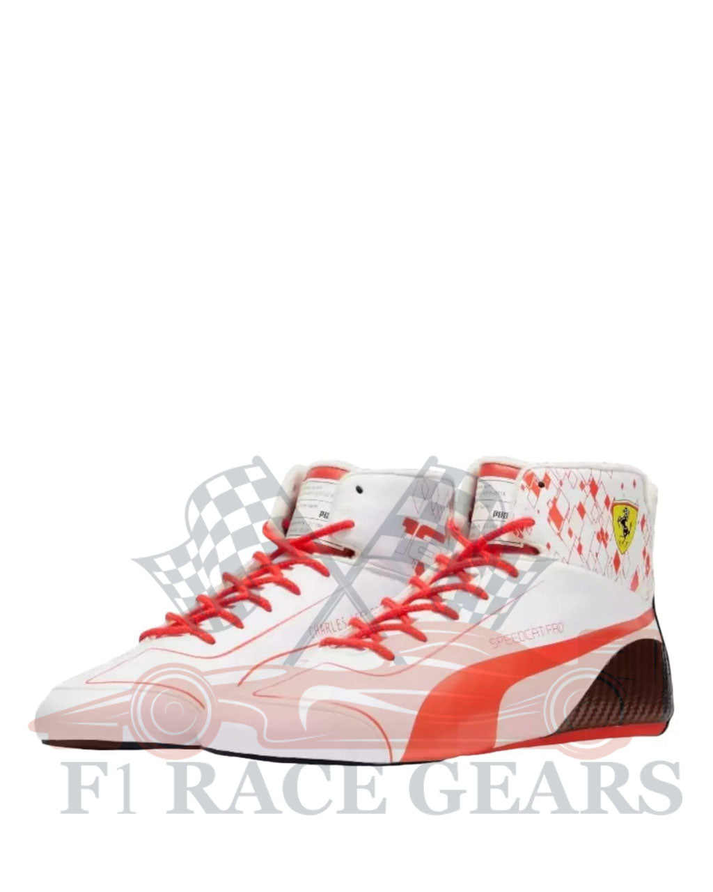 F1 Ferrari Charles leclerc Monaco grand prix 2023 race shoes