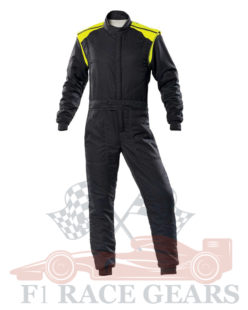 Go kart cardura race suit Black & Yellow