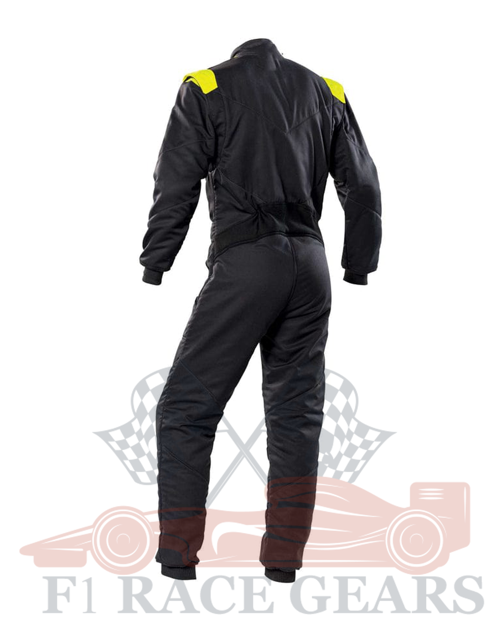 Go kart cardura race suit Black & Yellow