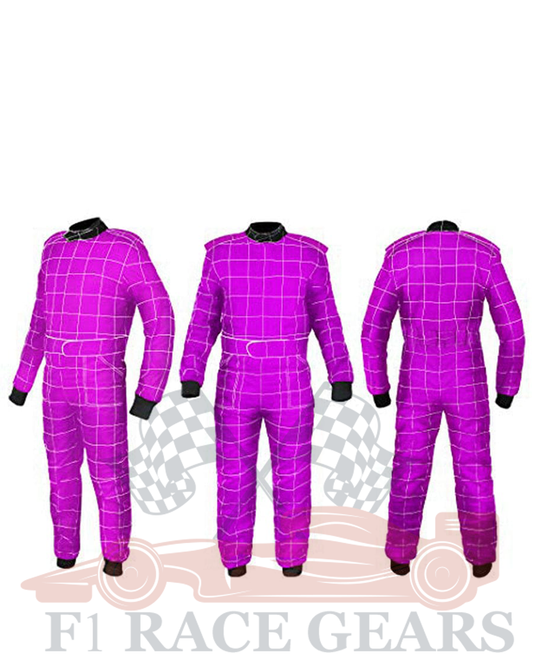 Go kart cardura race suit Purpule