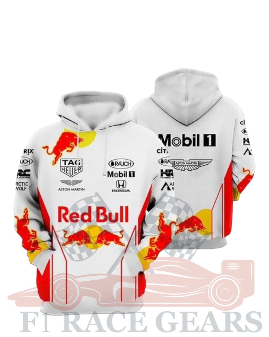 F1  rad Bull fleece hoddy F1 RACE GEARS