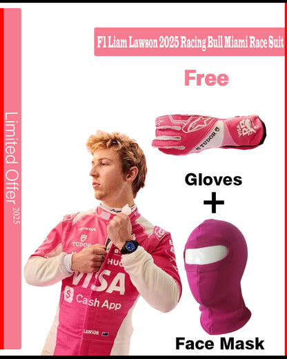F1 Liam Lawson 2025 Racing Bull Miami Race Suit
