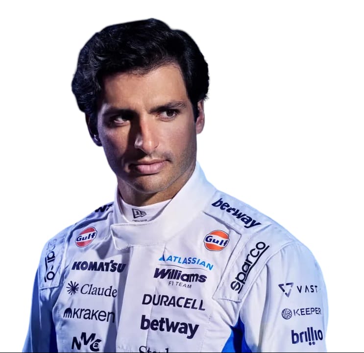 F1 New 2026 Carlos Sainz Gulf Race Suit
