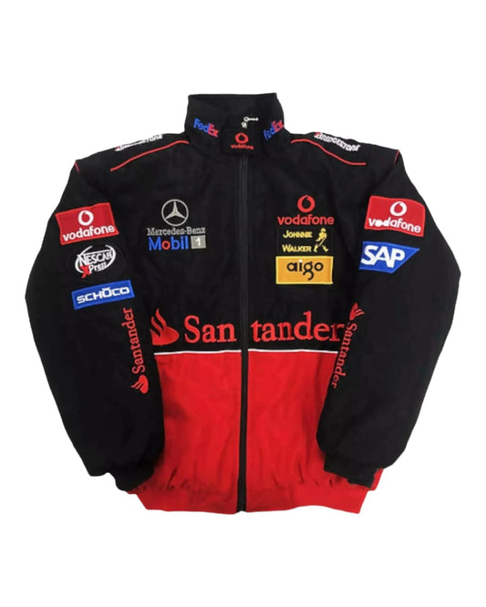 Vintage Edition Mercedes F1 Embroidry Fire Proof  Jacket