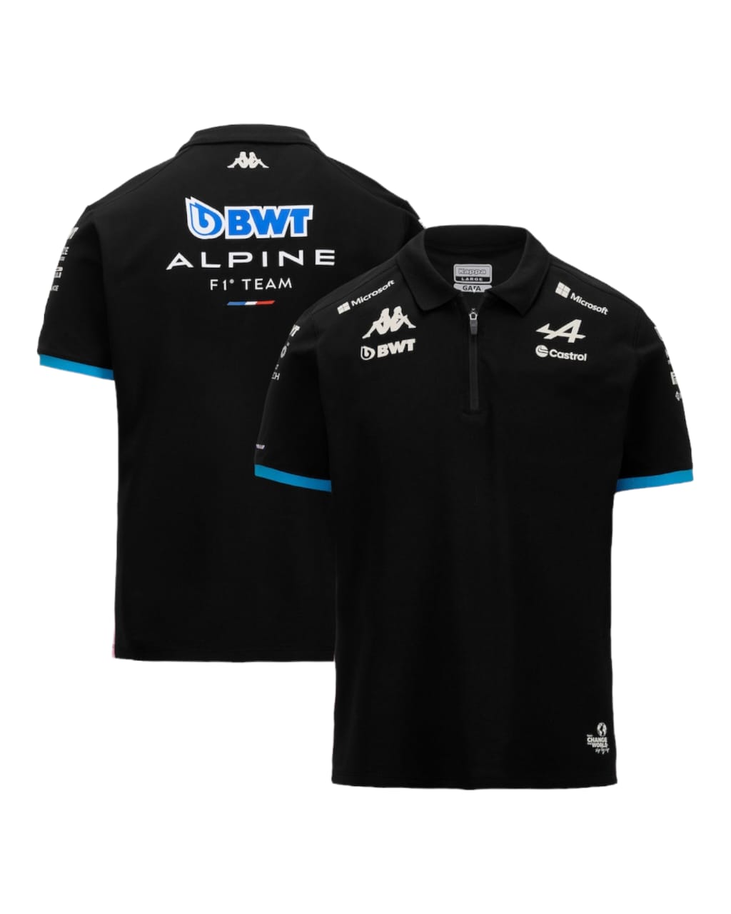 Alpine F1 Team BWT 2024 Polo - Black F1 RACE GEARS