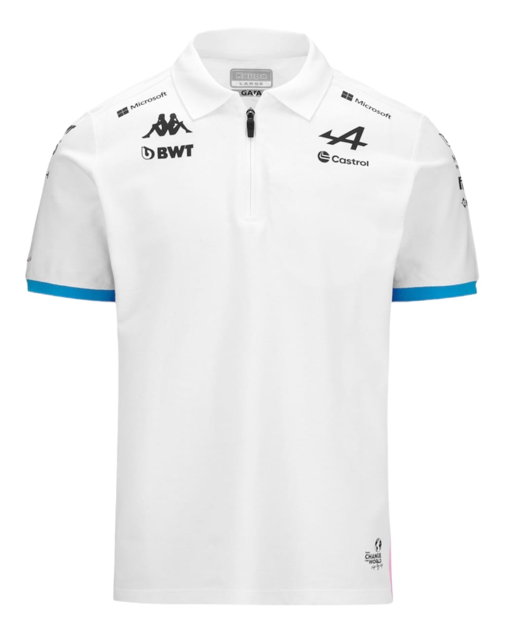 BWT Alpine F1 Team 2023 Polo Shirt - White F1 RACE GEARS