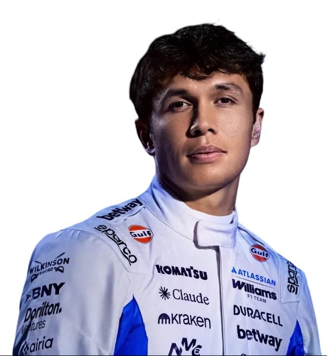 F1 New 2026 Alex Albon Gulf Race Suit