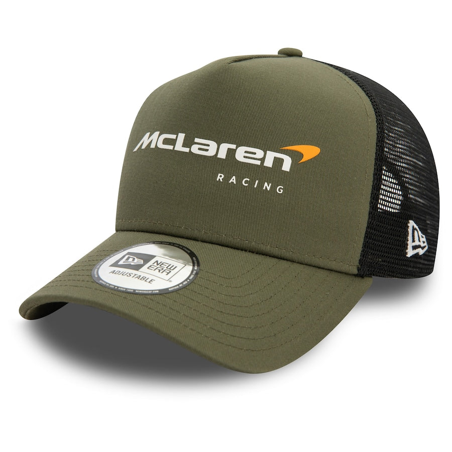 McLaren New Era Seasonal E-Frame Trucker Cap - Khaki