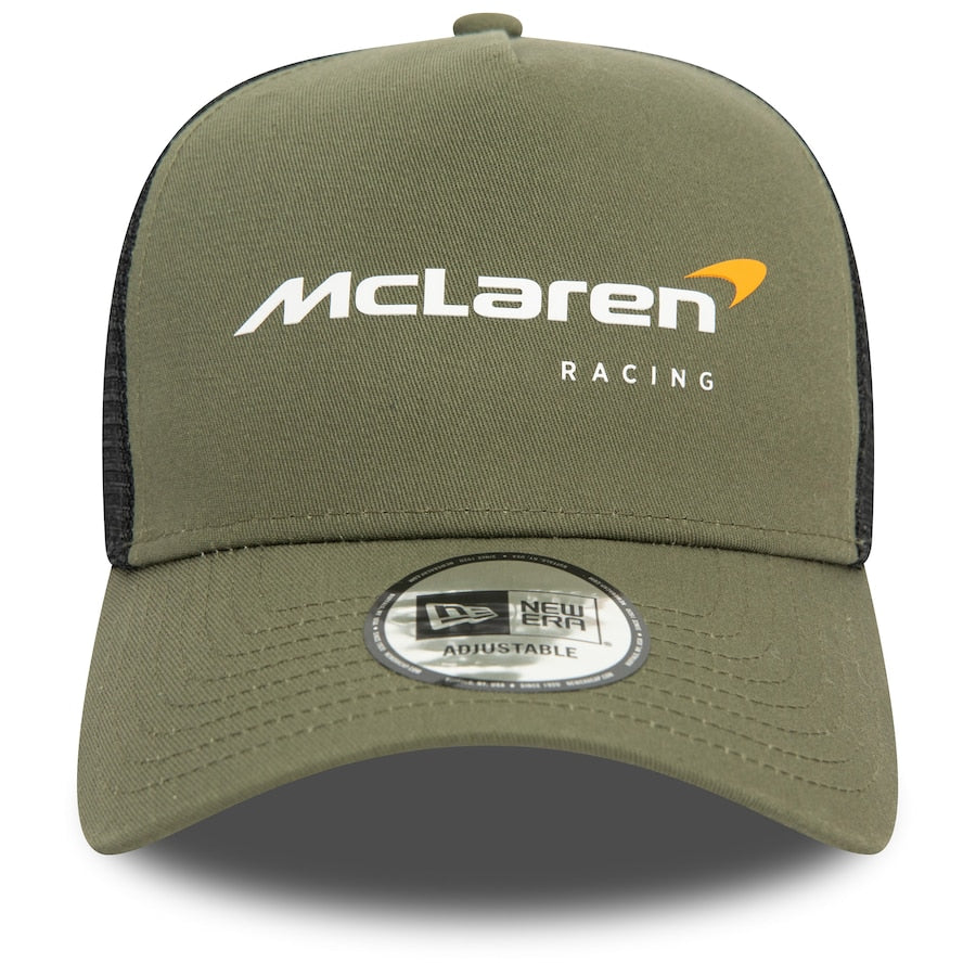 McLaren New Era Seasonal E-Frame Trucker Cap - Khaki