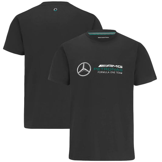 Mercedes AMG Petronas F1 Large Logo T-Shirt – Black