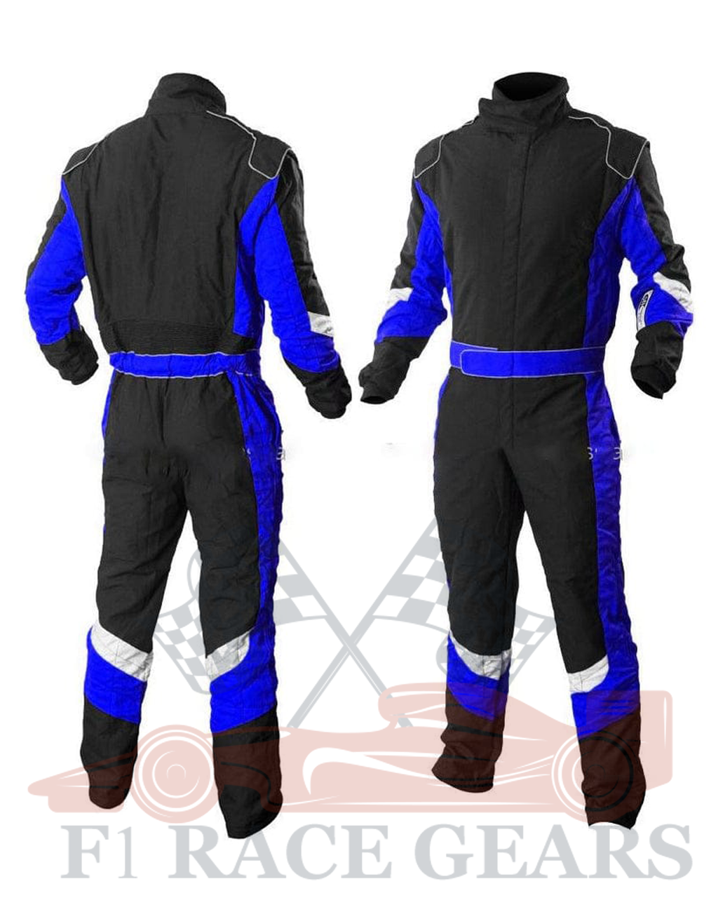 Go kart cardura race suit Black & White