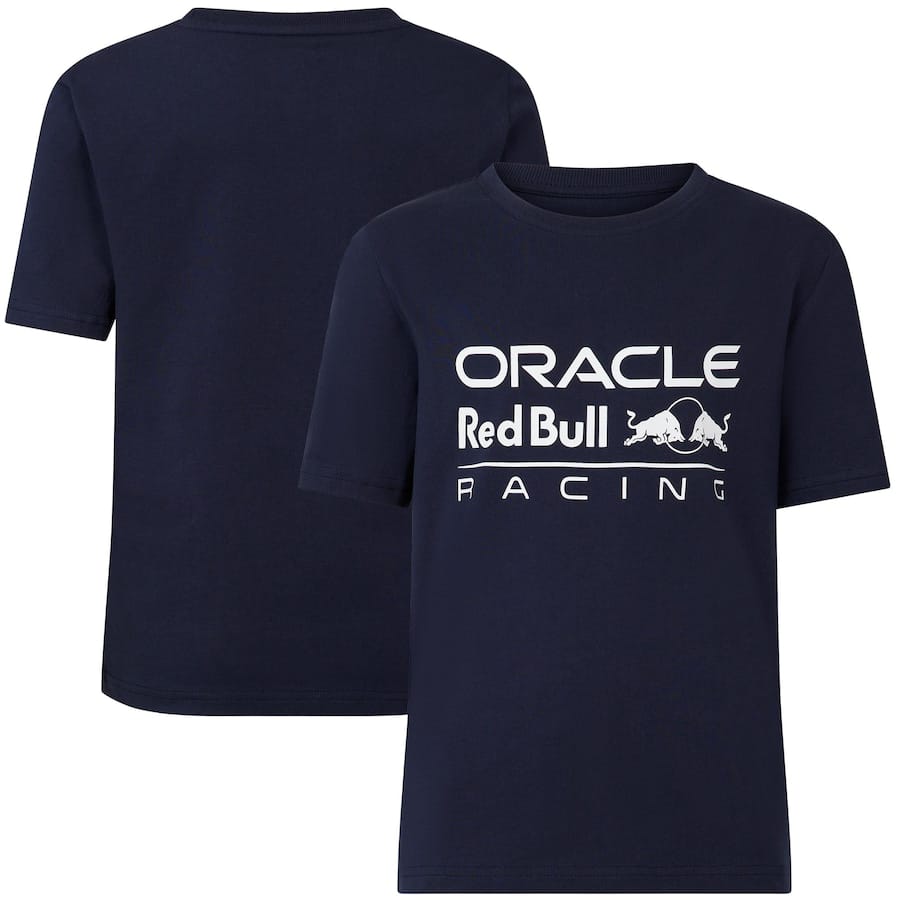 Oracle Red Bull Racing Large Logo T-Shirt – Navy