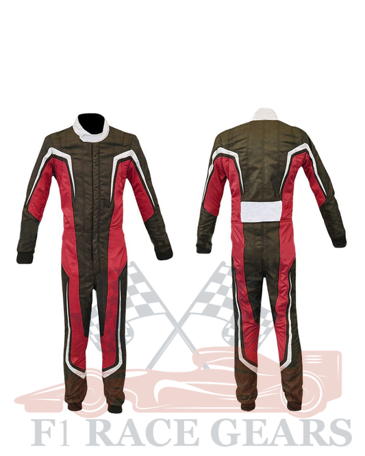 Go kart cardura race suit Red & Black