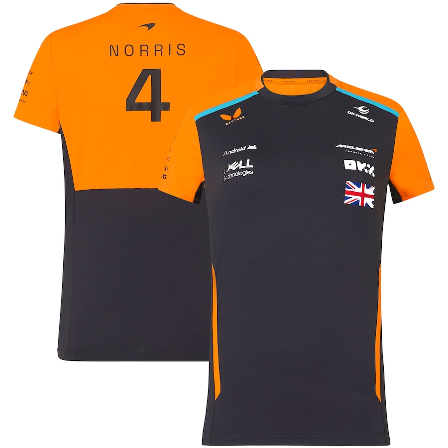 McLaren 2024 Team Lando Norris Driver Set Up T-Shirt - Phantom – Womens