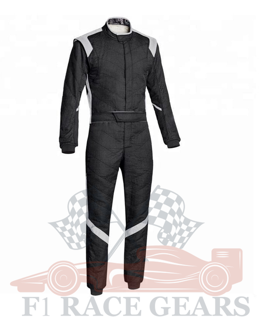 Go kart cardura race suit Black & Grey