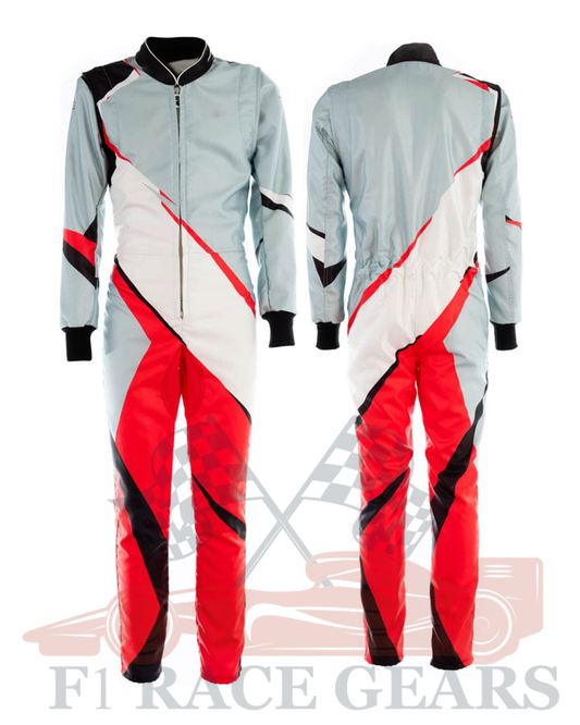 Go kart cardura race suit Black,Red, White & Cream mint