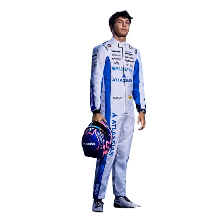 F1 New 2026 Alex Albon Gulf Race Suit